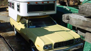 Nice Price Or Crack Pipe: 1973 Ford Ranchero Camper For $12,500?